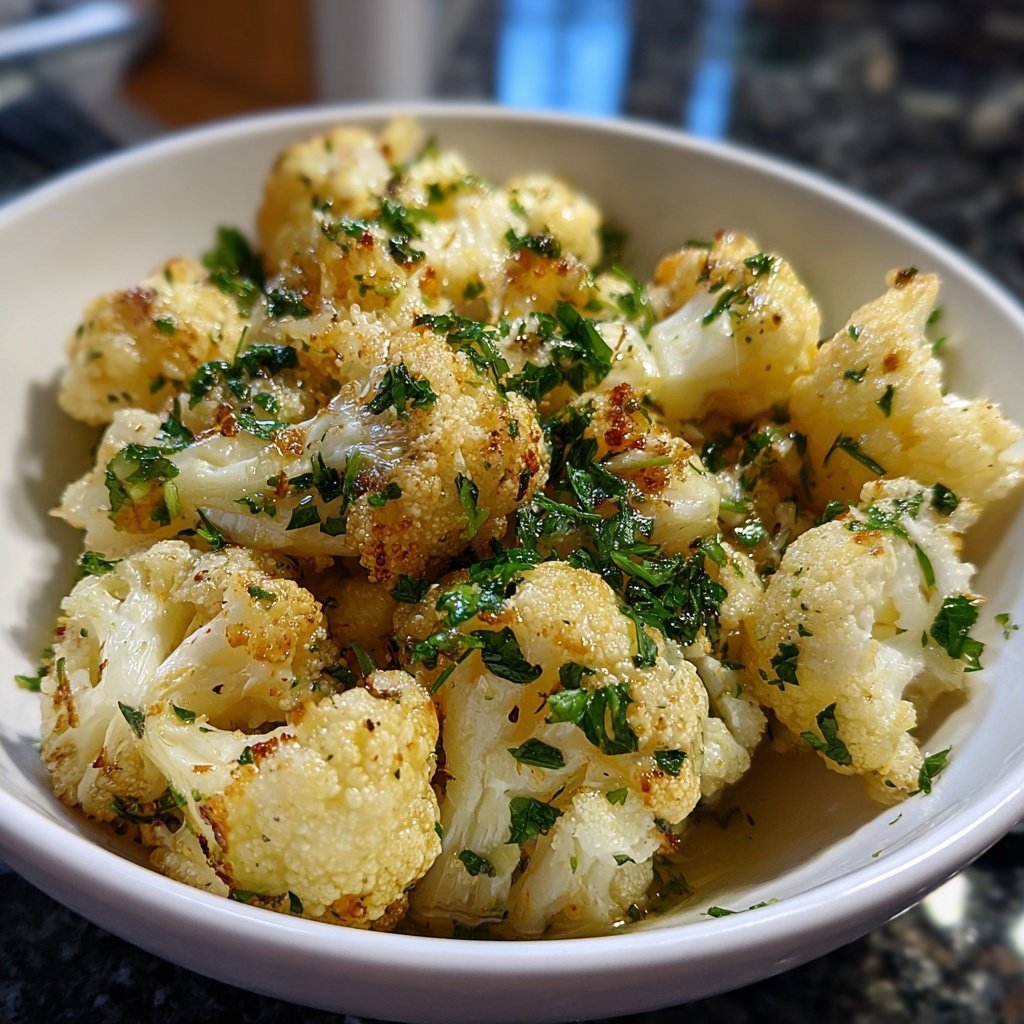 Blumenkohl mit Knoblauchbutter
