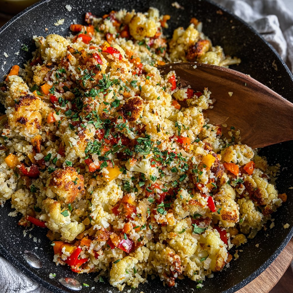 Blumenkohl Reis Pfanne