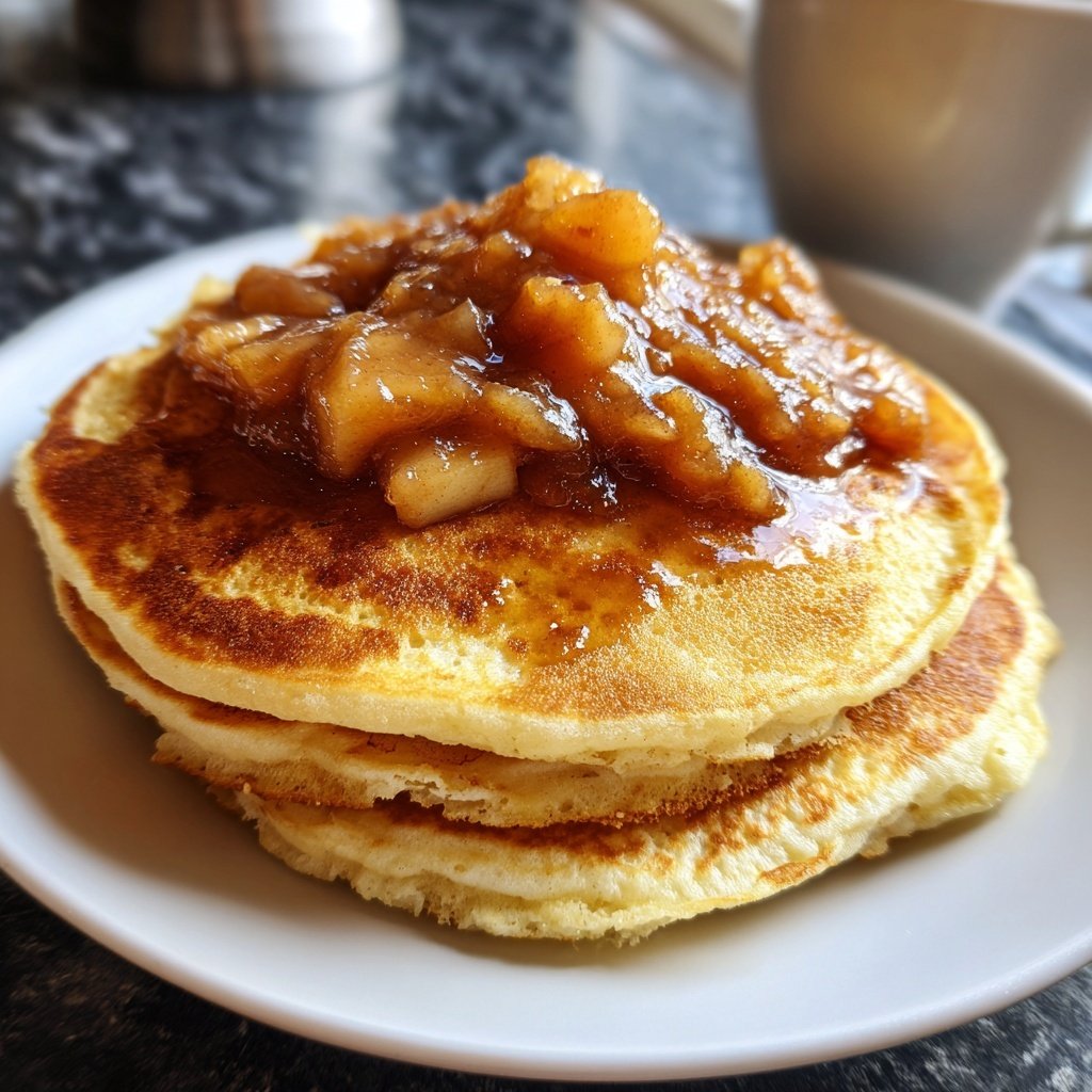 Pfannkuchen mit Apfelmark