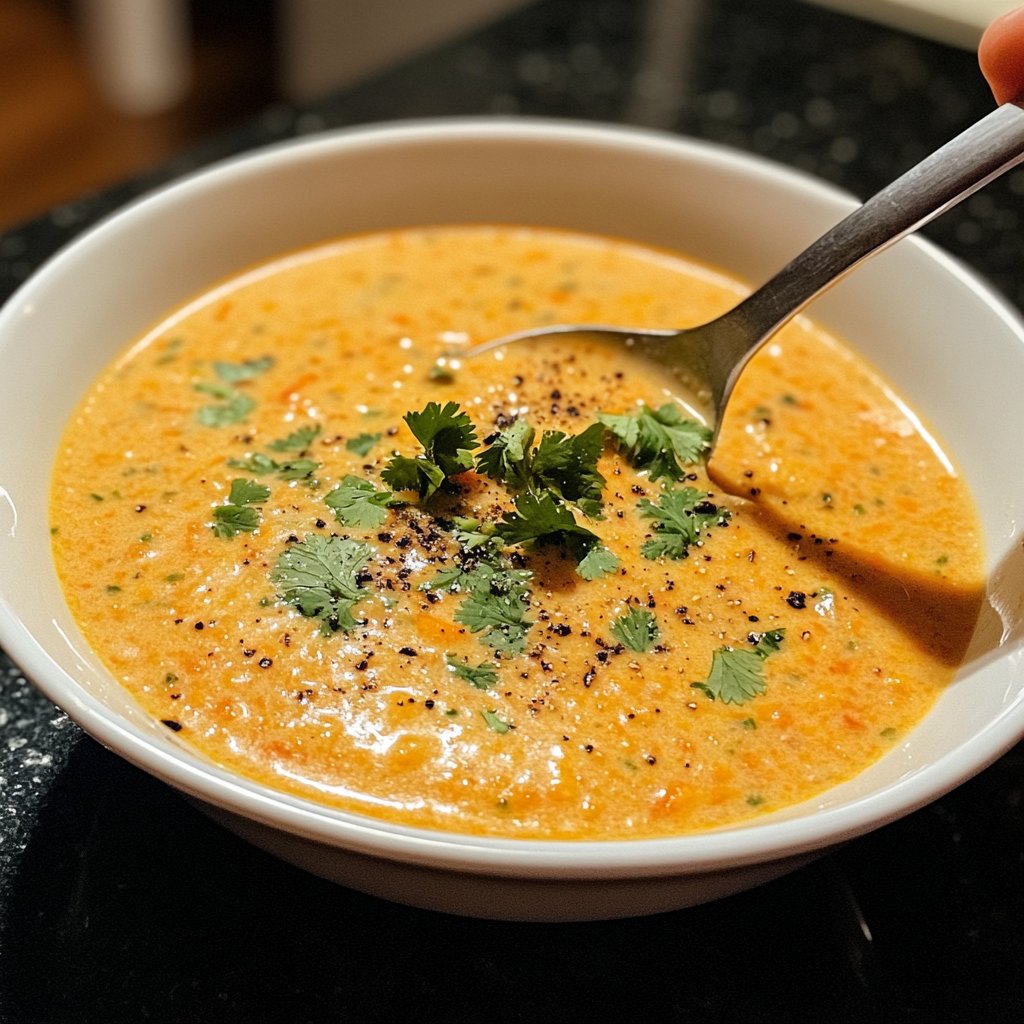 Butternut Kürbissuppe mit Ingwer und Kokos