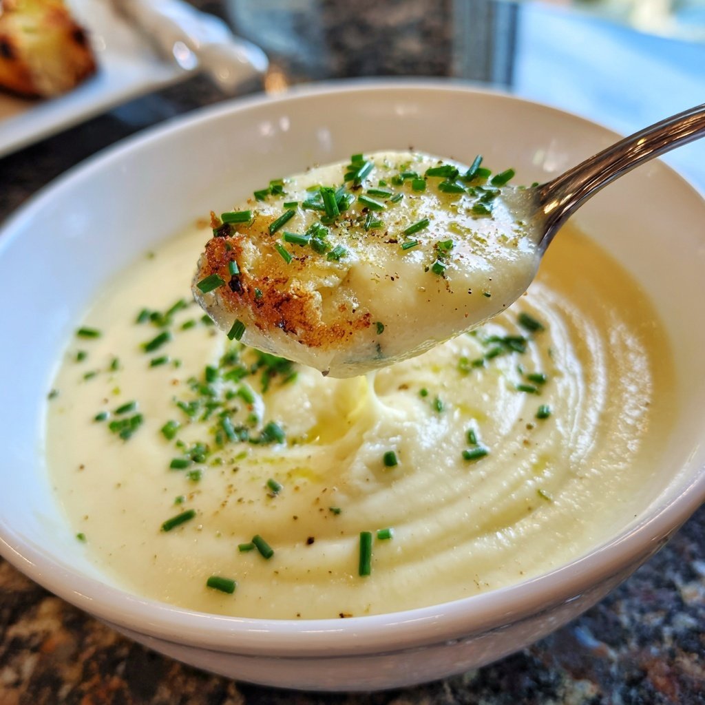 Blumenkohlsuppe fein püriert
