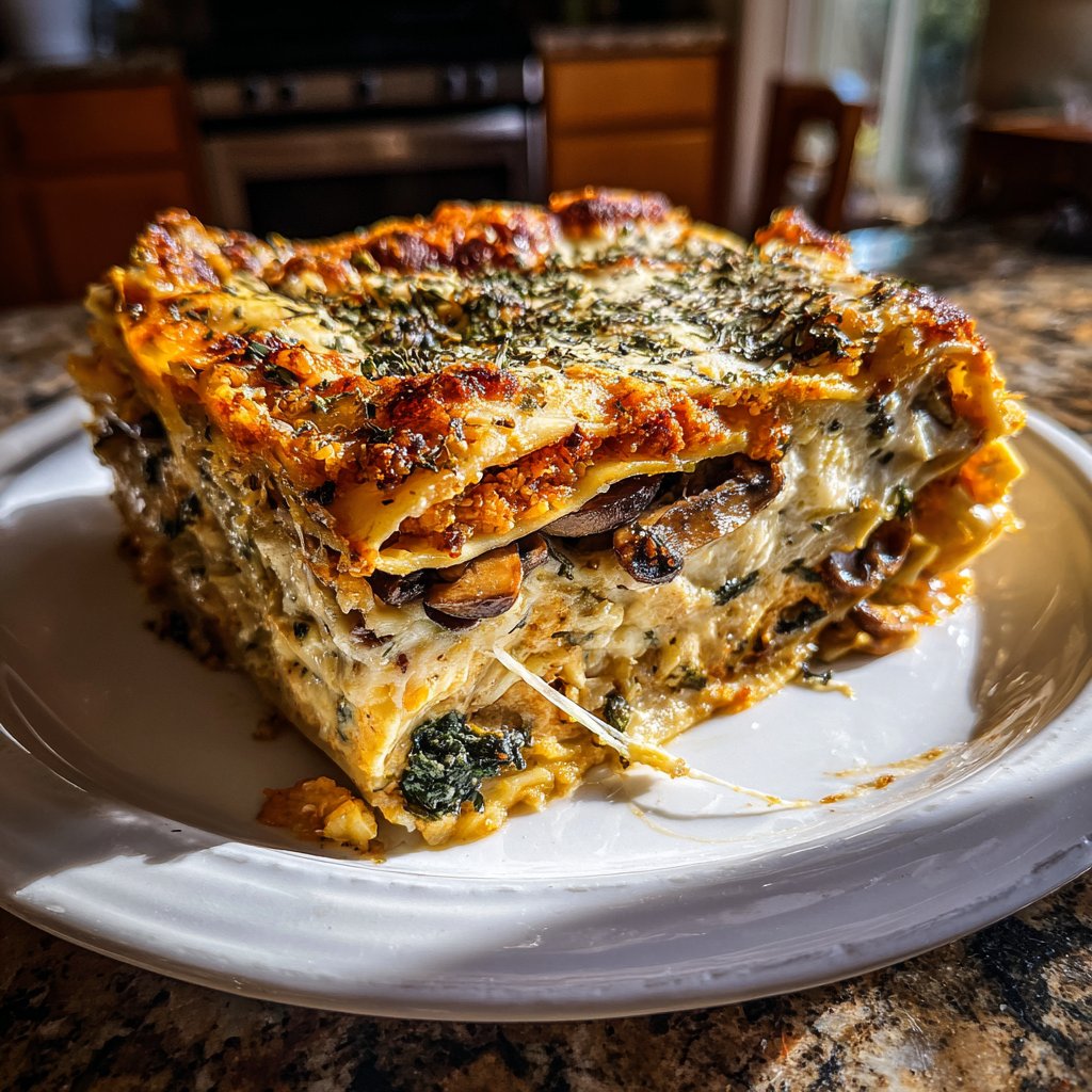 Lasagne mit Pilzen