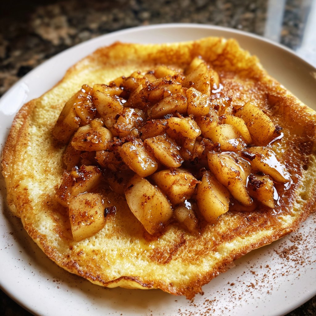 Pfannkuchen mit Apfel-Zimt