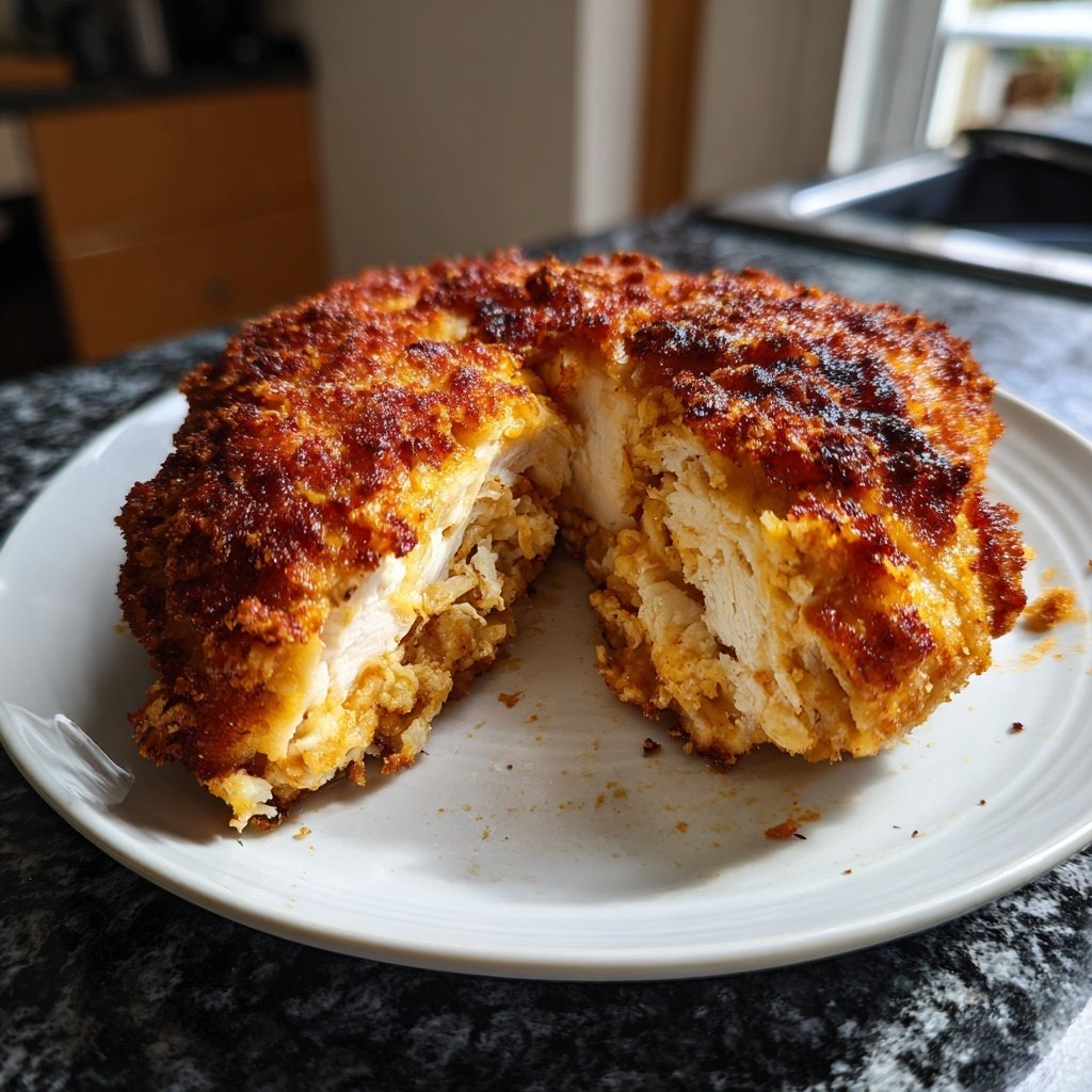 Hähnchen in Parmesanpanade