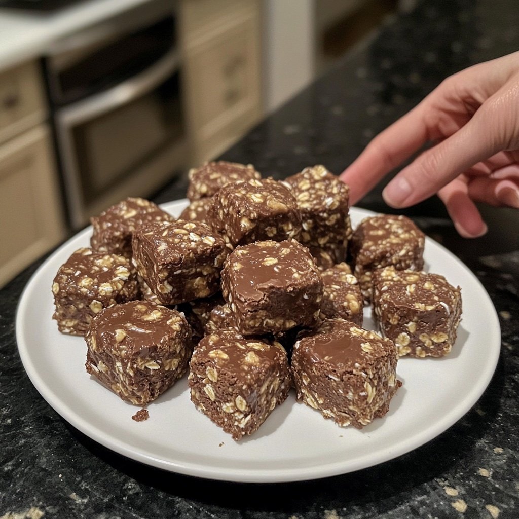 Einfache No-Bake Protein-Bites mit Brownie-Geschmack