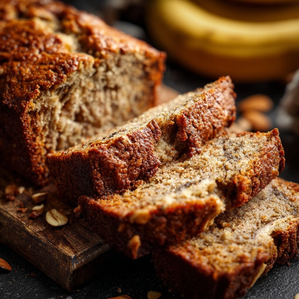 Bananenbrot mit Mandelmehl