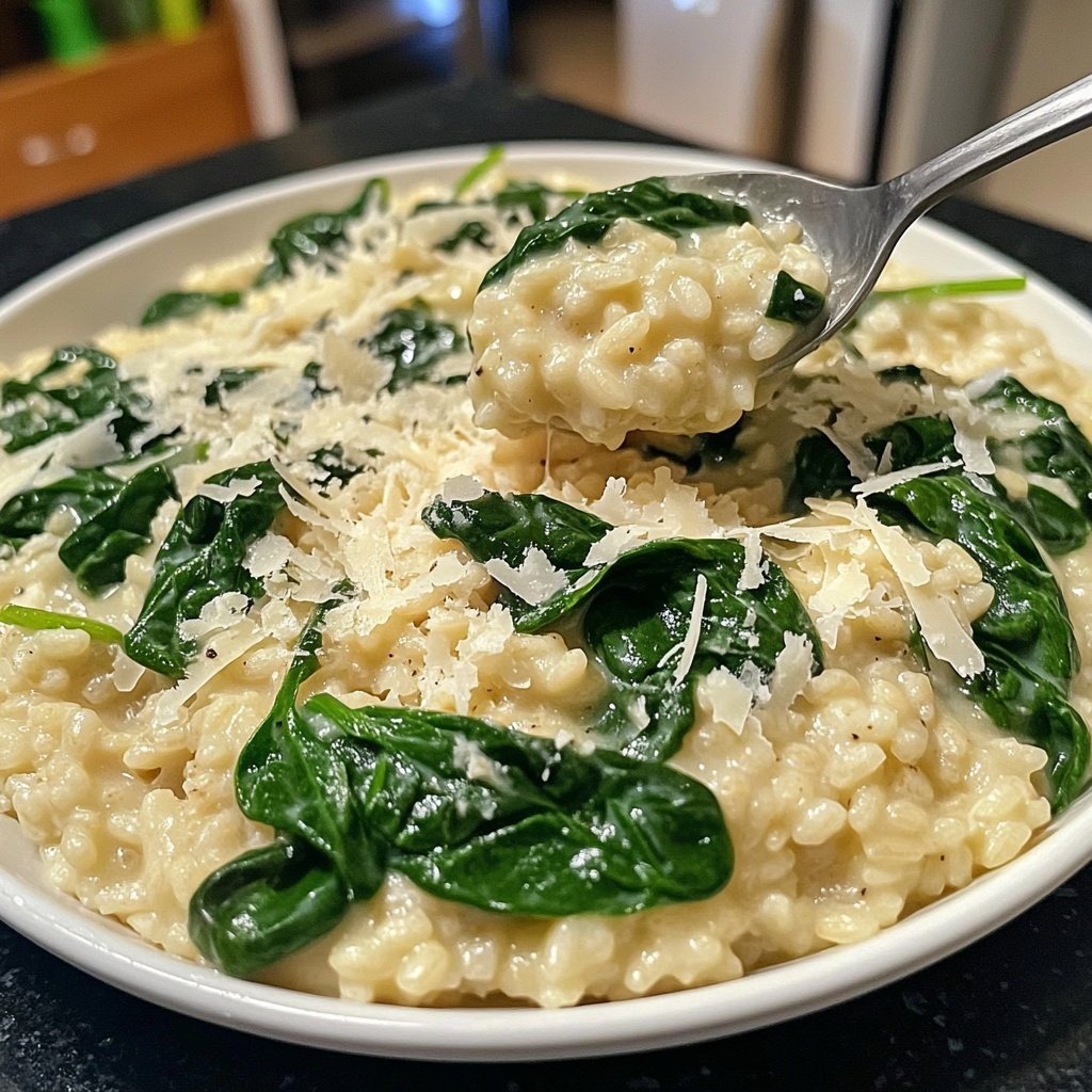 Risotto mit Spinat