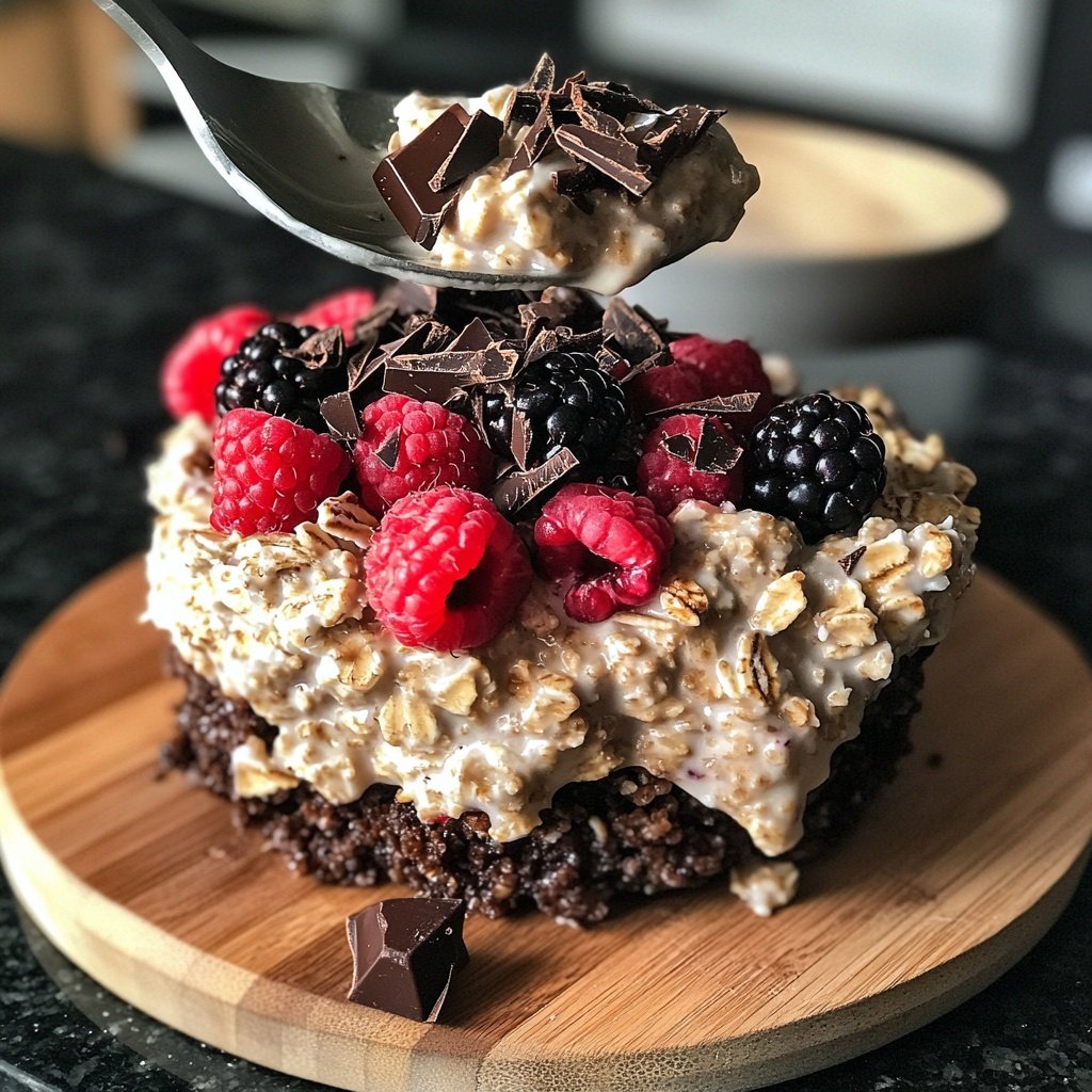 Overnight Oats mit Schokolade