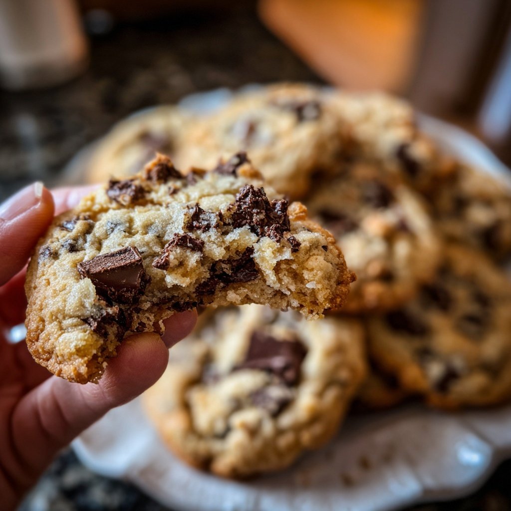 Cookies mit dunkler Schokolade